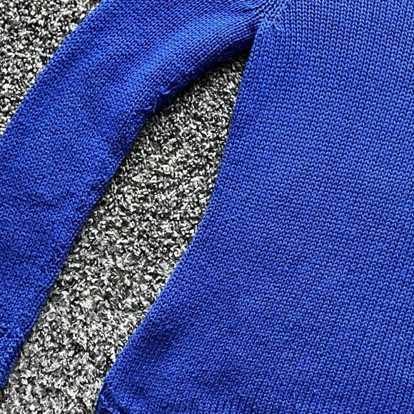 Polo Ralph Lauren Womens Large Blue Sweater Knit Pullover - Picture 4 of 8